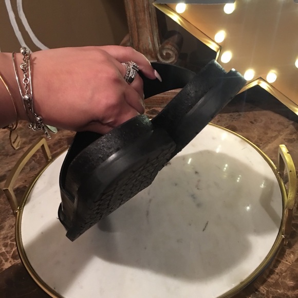 Zara Woman Black Slide Sandals Size 37 Rare - Picture 7 of 7